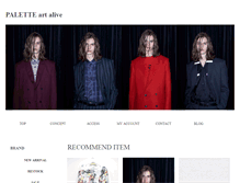 Tablet Screenshot of palette-art-alive.net